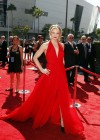 Jennifer Morrison showing cleavage in red dress at Creative Arts Emmy Awards 2012